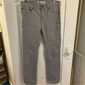 Levi's 510 Super Skinny Gray Jeans